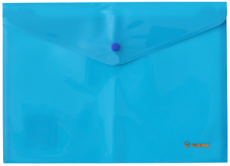 Папка з кнопкою NORMA (5106-05N), поліпропілен, 160мкм, A4, 150 аркушів, "Neon"